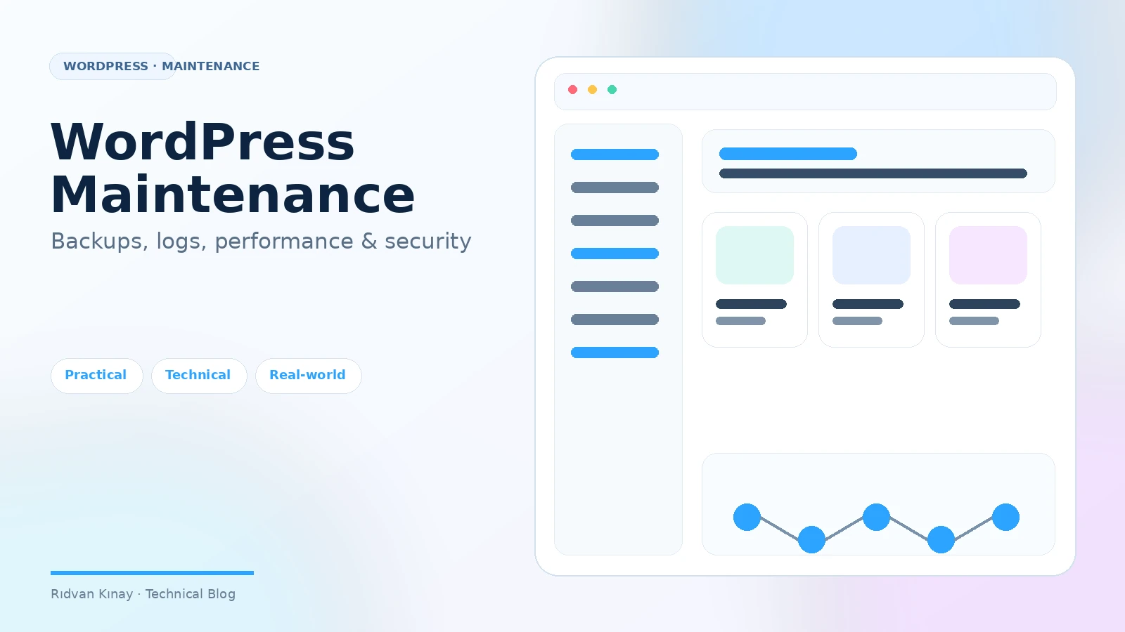 WordPress teknik bakım rehberi