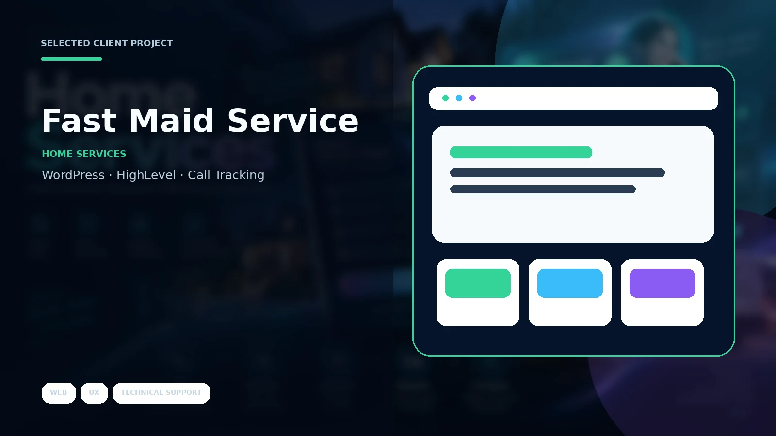 Fast Maid Service projesi