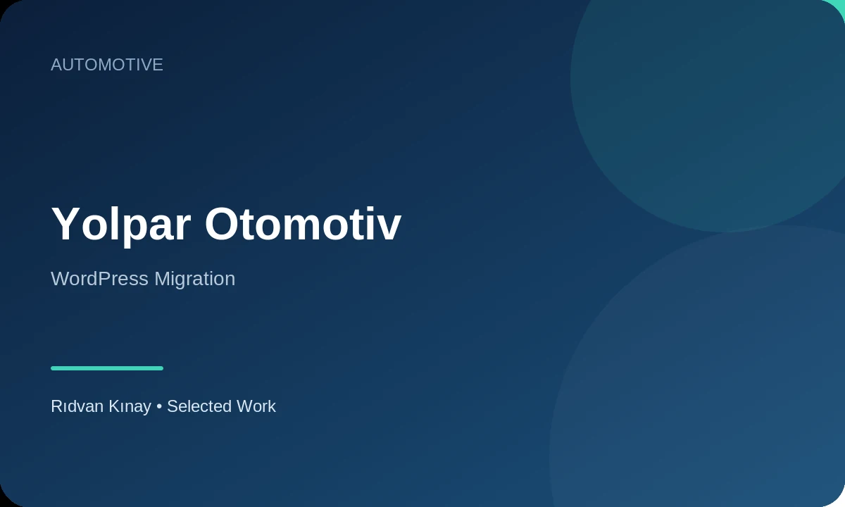 Yolpar Otomotiv
