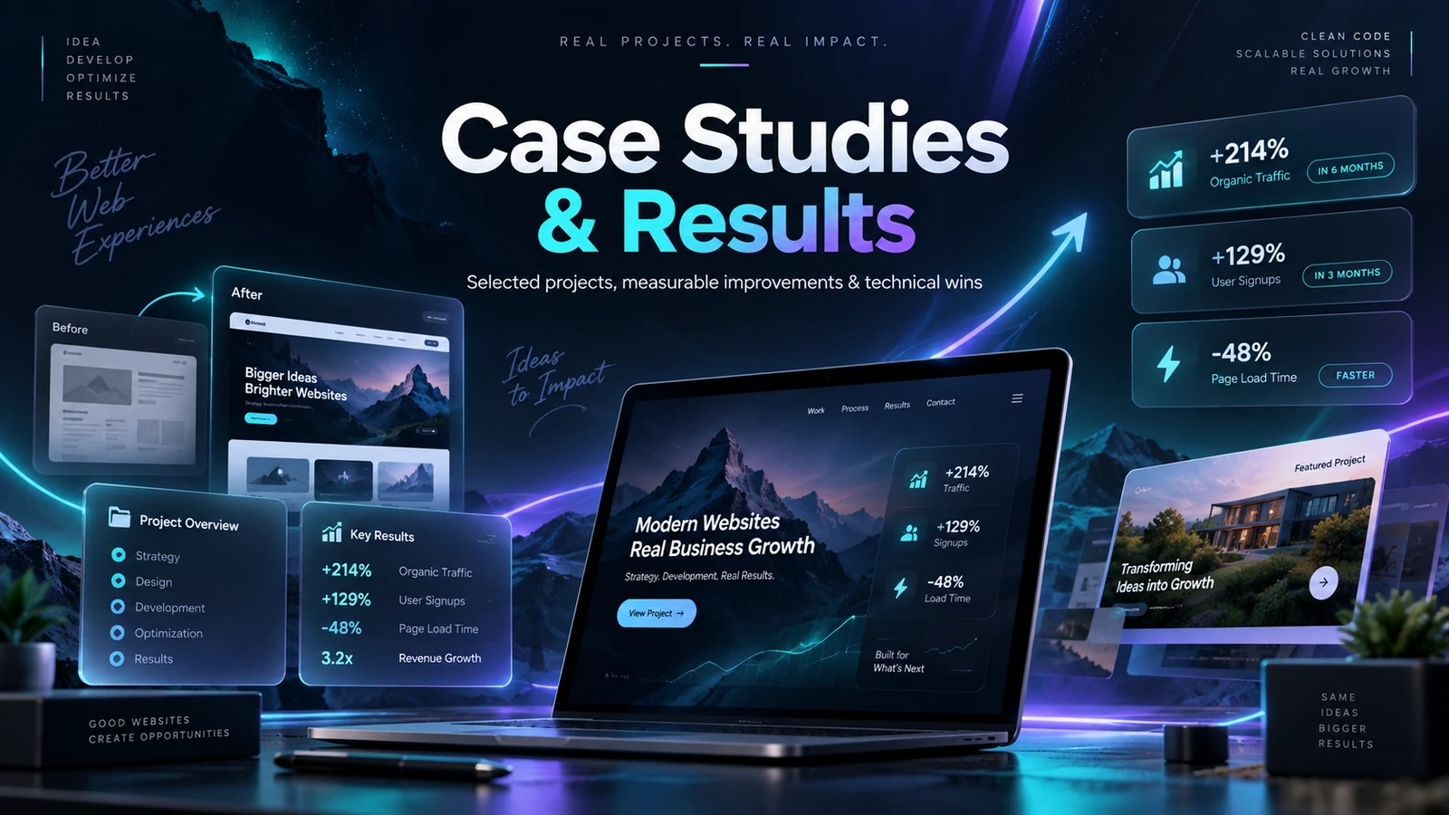 Project portfolio visual